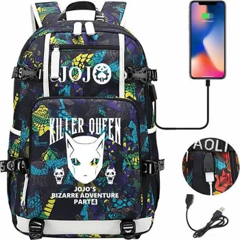 Sportovní batoh Unisex batoh s USB - 014