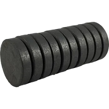 Dekorativní magnet Magnet kulatý šedý 20mm (5ks)