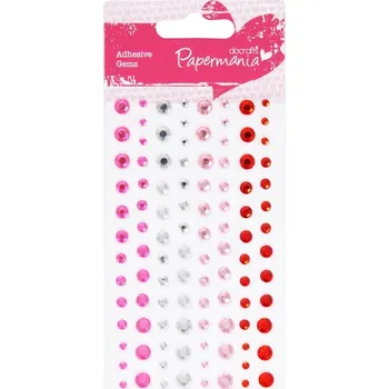 WEST DESIGN Samolepicí kamínky Capsule Red Hot 104ks