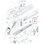 NICE PRTO06A kit matice hřídele pro TO4015/ 5015/ TO5016