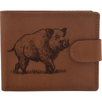 Peněženka E-myslivost Myslivecká peněženka se zapínáním HUNTER - Divočák
