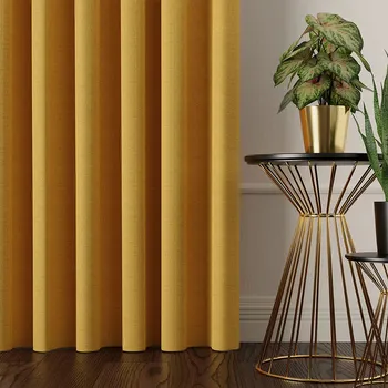 Závěsy Lukas Mustard (ZD)