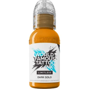 Tetovací barva WORLD FAMOUS LIMITLESS - Dark Gold - 30ML
