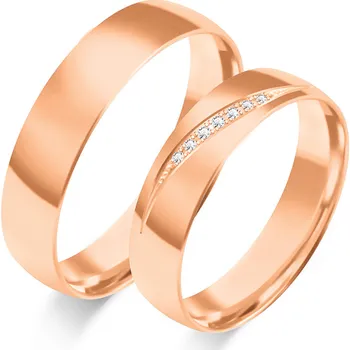 Prsten SOFIA zlatý dámský snubní prsten ZSC-127WRG