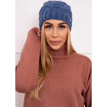 Čepice Fleecová čepice Carolina K243 denim UNI