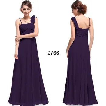 Dámské šaty Ever Pretty | Fialové dlouhé společenské šaty - 42-44