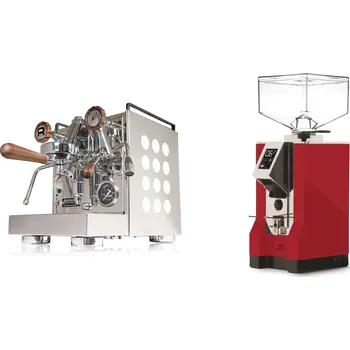 Kávovar Rocket Espresso Appartamento, white, walnut + Eureka Mignon…