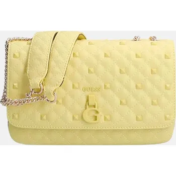 Žlutá kabelka Guess Rue Rose - Barva Žlutá, Materiál Imitace Kůže 55510 QP848721