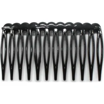 Ozdoba do vlasů Hřebínek s vlnitým okrajem Barva: černá