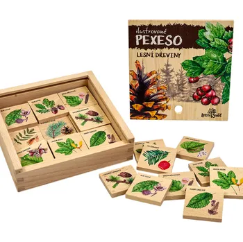 Pexeso PEXESO klasické - lesní dřeviny