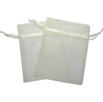 Dárková taška Aw. gifts Organzový sáček slonovinový 10 x 13 cm