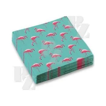 Papírový ubrousek Papírové ubrousky 33/3/20 Plameňák 20ks, Amscan