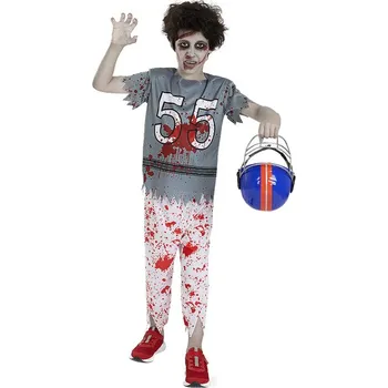Karnevalový kostým Funiglobal - Kostým zombie americký fotbal pro chlapce - 3-4 years