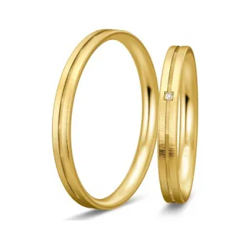 Prsten BREUNING zlaté snubní prsteny BR48/04321YG