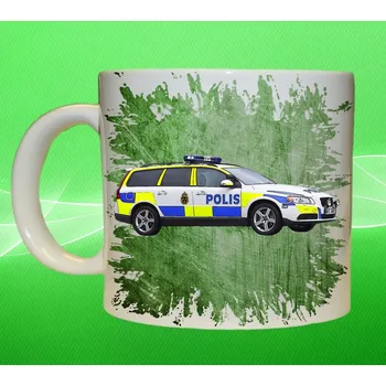 hrnek POLICIE Švédsko I 75ml