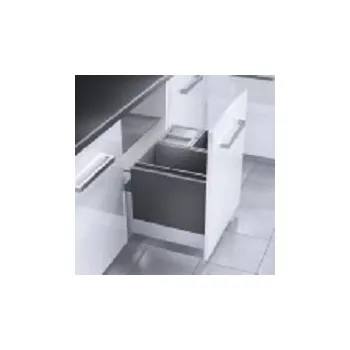 Odpadkový koš Hailo AS Triple XL 600 28/13/13/D - vestavný koš, výsuvný třídič odpadu- 3631-691