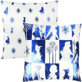Dekorativní polštářek CERDÁ • Oboustranný polštář Ledové království - Frozen - 40 x 40 cm