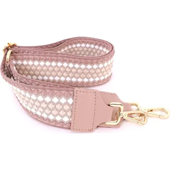 Kabelka Borse in pelle Látkový přídavný popruh béžová