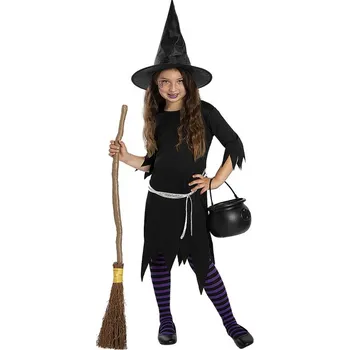 Karnevalový kostým Funiglobal - Kostým čarodějnice pro dívky - 5-6 years