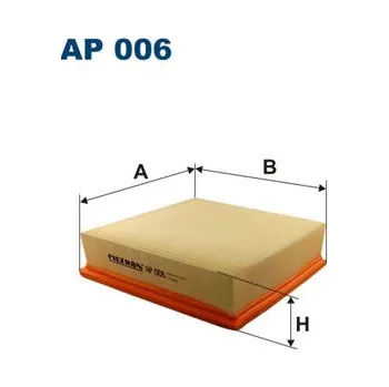 Vzduchový filtr Vzduchový filtr FILTRON (AP006)