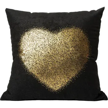 Povlak na dekorativní polštářek Povlak na polštář LOVE GOLD (ZM)
