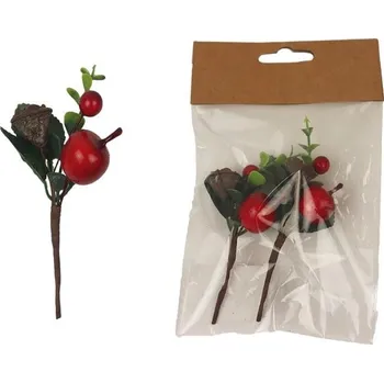 Vánoční dekorace Dekorační větvička, 2 ks X4422