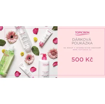 Dárkový potravinový koš Topicrem - Dárková poukázka Topicrem v hodnotě 500 Kč