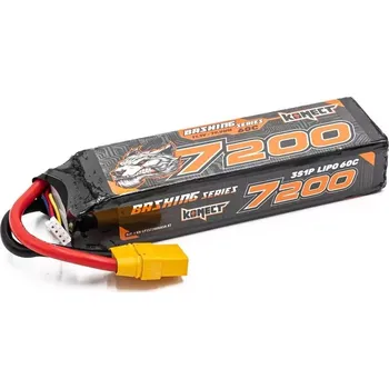 RC model letadla KONECT LiPo 7200mah 11.1V 60C 3S1P 79,90Wh, XT60 konektor