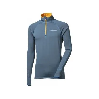 Pánská mikina Progress TOREZ ZIP modrošedá/kari XXL; Modrá mikina + DÁREK DLE VÝBĚRU!