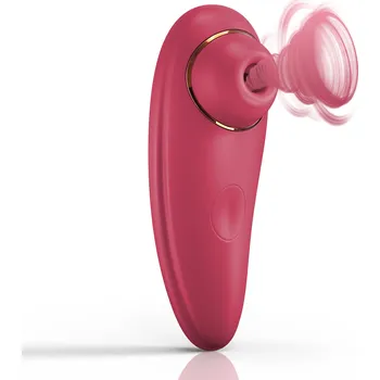 Vibrátor Paloqueth Clitoral Sucking Stimulator with 9 Sucking Modes Red