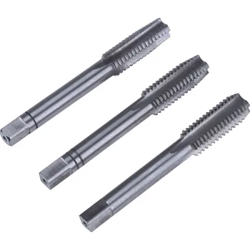 Závitořezný nástroj Závitníky M8 sada 3 ks DEDRA 07A026