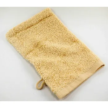 Froté žínka - smetanová - rozměr 15 cm x 22 cm