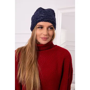 Čepice Fleecová čepice Edyta K298 navy blue UNI
