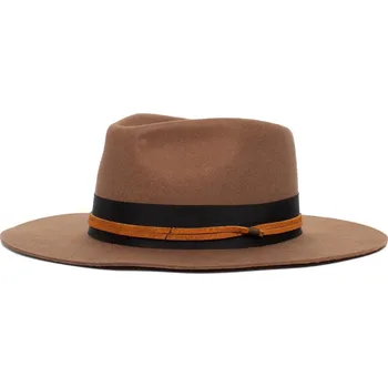 Klobouk Hnědý klobouk plstěný s širokou krempou - americký klobouk Goorin Bros. - kolekce Midnight Sky Velikost: 61 cm (XL)