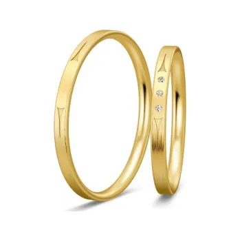 Prsten BREUNING zlaté snubní prsteny BR48/04319YG