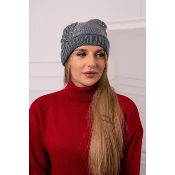 Čepice Dámská čepice Amira K359 tmavě šedá UNI