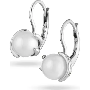 Šperk Perlové náušnice Alessio Materiál šperku: Bílé zlato