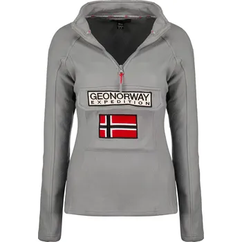 Dámská mikina Dámská flísová mikina GEOGRAPHICAL NORWAY Tymclass Barva: Šedá, Velikost: 2XL