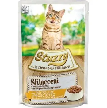 Krmivo pro kočku Schesir S.p.A. Stuzzy Cat kapsa Adult šunka 85g