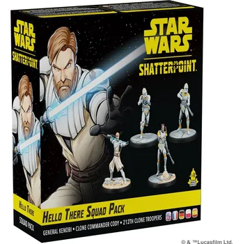 Desková hra Atomic Mass Games Star Wars: Shatterpoint – Hello There – General Obi-Wan Kenobi Squad Pack - EN/FR/IT/DE/ES