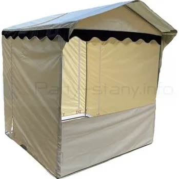 Zahradní stan Prodejní stánek 2 x 2 m Jarmark - krémový