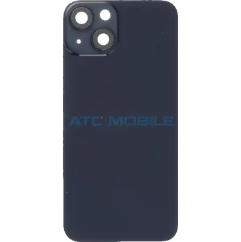 Náhradní díl pro mobilní telefon iPhone 14 zadní kryt s logem, rámem včetně sklíček kamer černý (OEM) a zpět 21 Kč s ATC Clubem