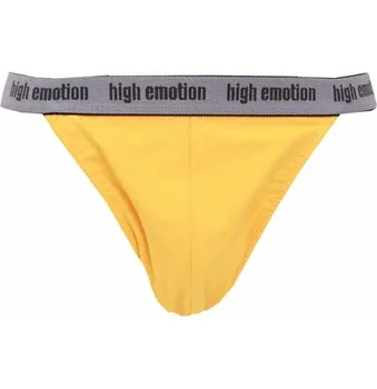 Pánské tanga Cornette High Emotion žlutá M