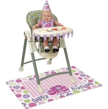 Party dekorace Unique - Sada 1. narozeniny růžová beruška -