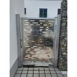 FL BRÁNY Vstupní branka, šířka 100 cm, výška 190 cm, lakovaný rám, výplň Alstrip lakovaná