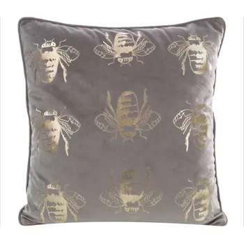 Povlak na dekorativní polštářek Povlak na polštář Bees stříbrný (ZEF)