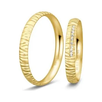 Prsten BREUNING zlaté snubní prsteny BR48/04977YG