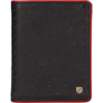 Peněženka Pánská kožená peněženka Peterson Foglio - černá