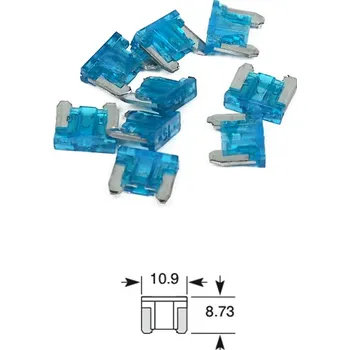 Autopojistky pojistka plochá mikro 15A