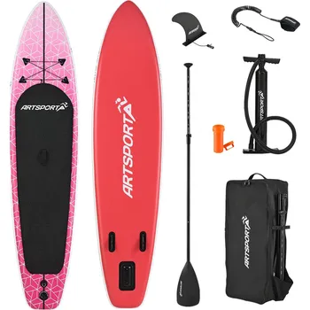 Paddleboard Paddleboard s příslušenstvím ArtSport 320 x 76,5 x 15 cm 260 l růžový